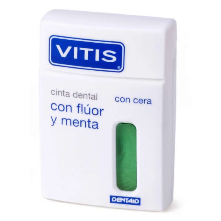 Vitis Dental Floss With Fluorine and Mint 50m