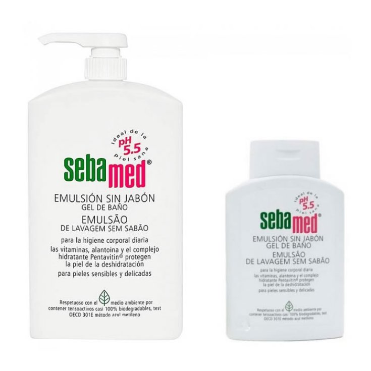 Sebamed Emulsion Without Soap 1000ml + 250ml