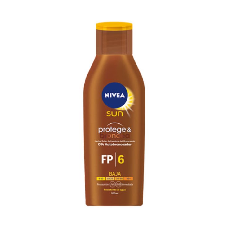 Nivea Sun Spray Solare Protect And Bronze Water Resistant Spf6 200ml