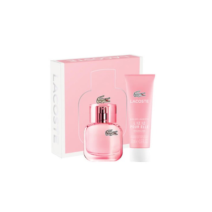 Lacoste L 12.12 Sparkling Eau De Toilette Spray 90ml Set 2 Parts 2018