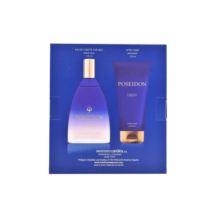 Institito Español Poseidon Deep Eau De Toilette Spray 150ml Set 2 Parts 2018