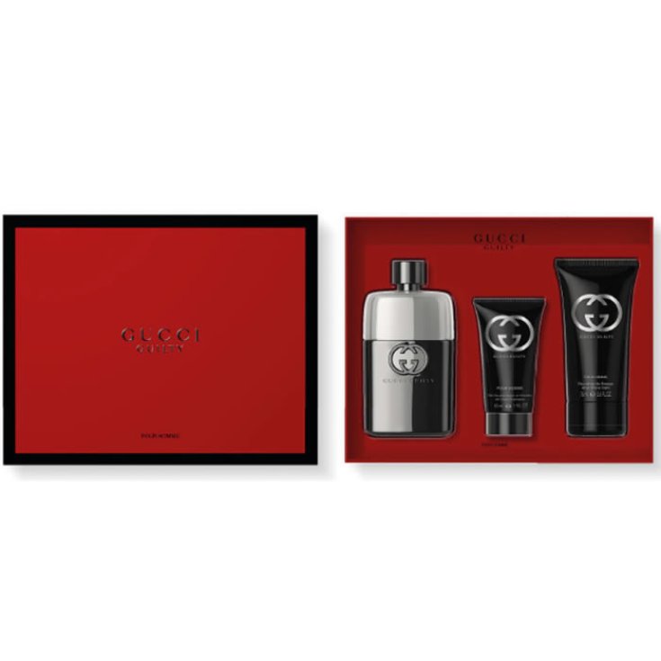 Gucci Guilty Homme Eau De Toilette Spray 90ml Set 3 Parts 2018
