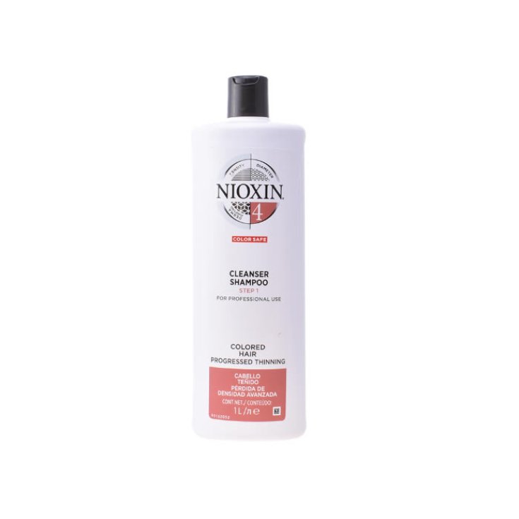 Nioxin System 4 Shampoo Colored Hair Volumizing Very Weak Fine Hair 1000ml
