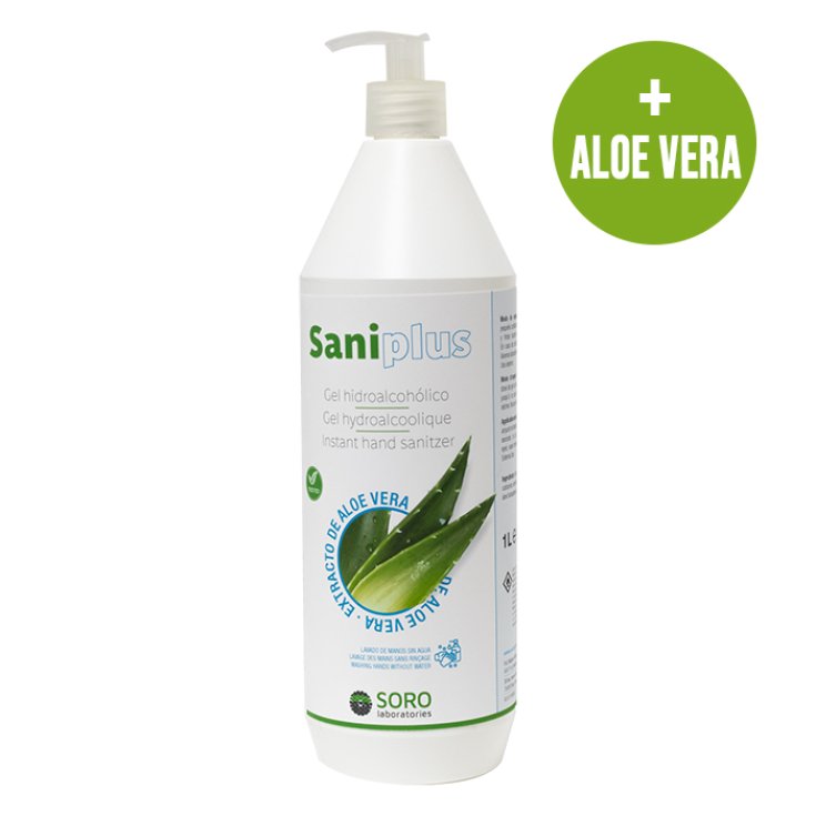 Hydroalcoholic Hand Disinfectant Gel With Aloe Vera 1 Liter
