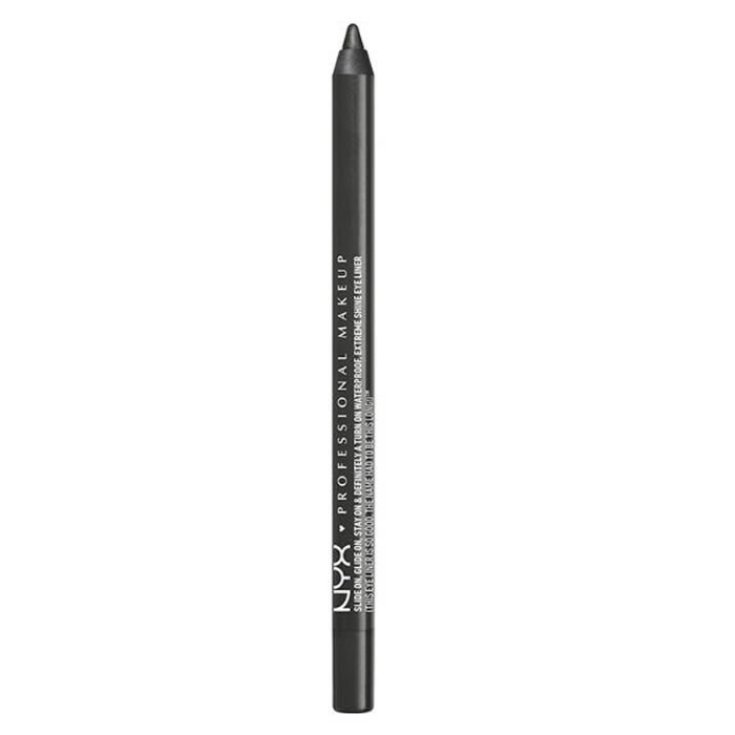 Nyx Slide On Pencil Waterproof Extreme Shine Eyeliner Gun Metal
