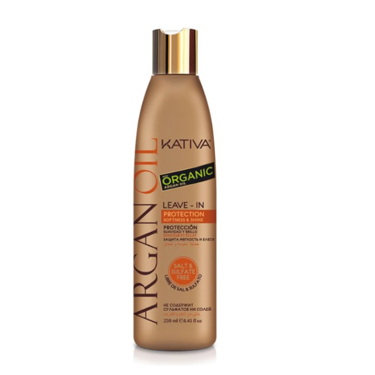 Kativa Argan Oil Leave-In Combing Cream Protection Softness & Shine 250ml
