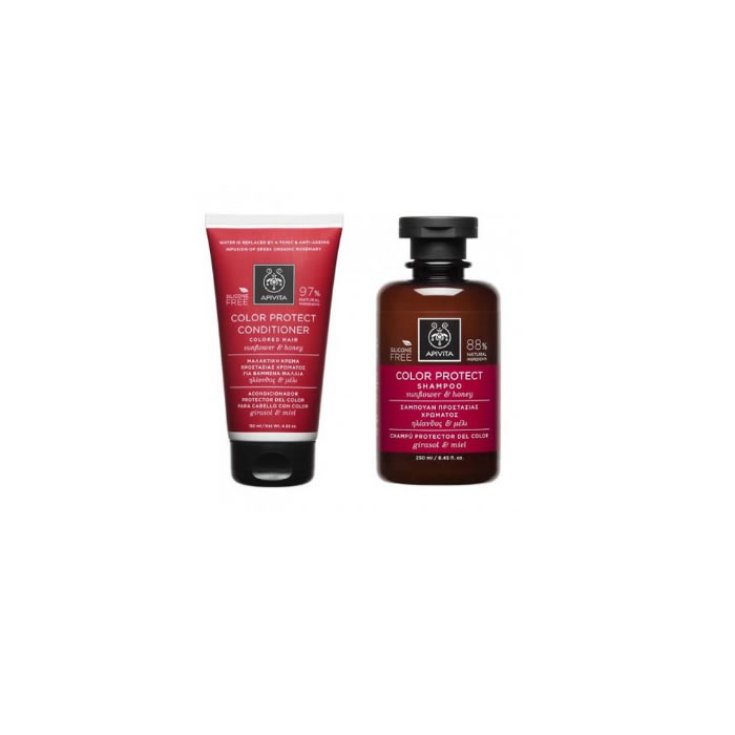 Apivita Pack Color Protection Shampoo 250ml + Conditioner