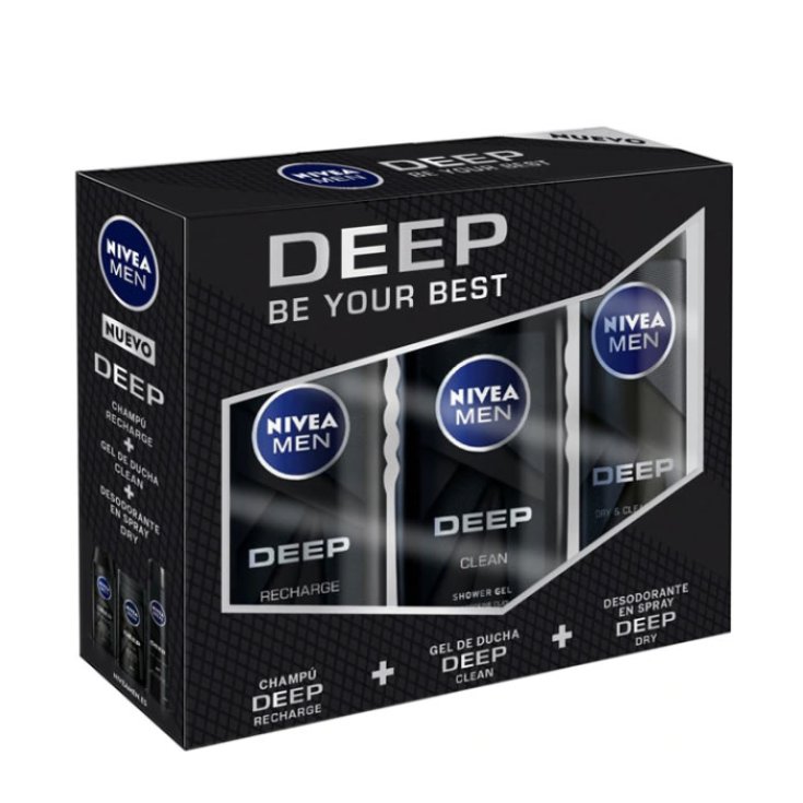 Nivea For Men Deep Set 3 Pieces 2020