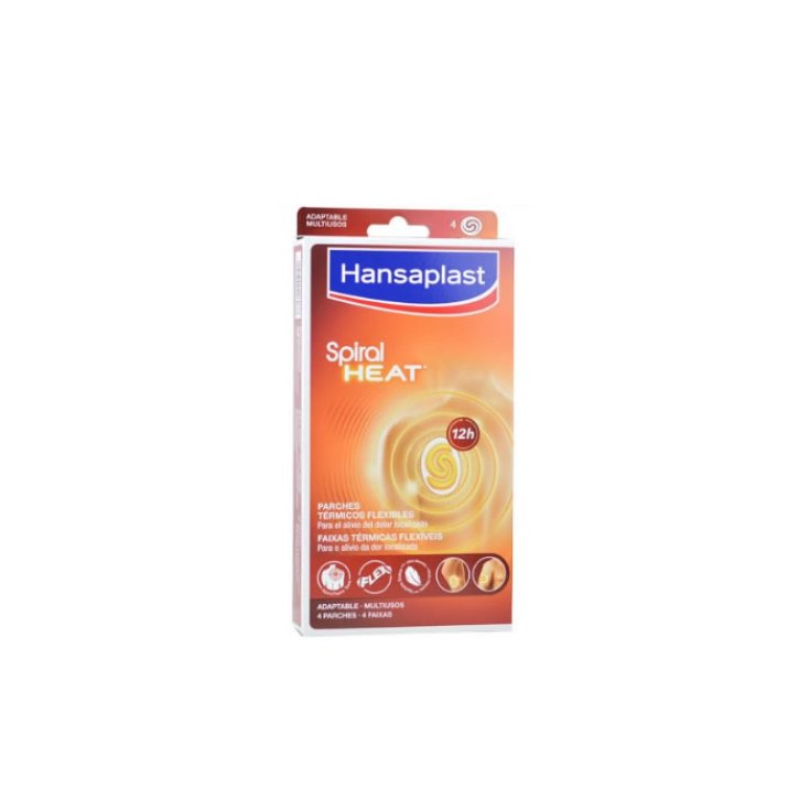 Hansaplast Spiral Heat Multipurpose Thermal Patches 4 Patches