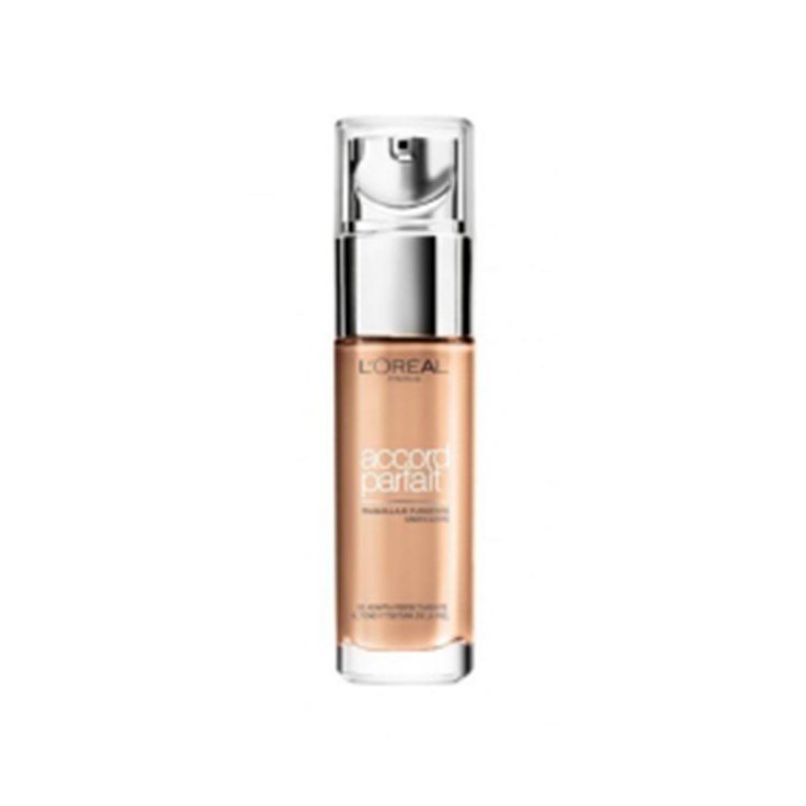 L'OREAL ACCORD PARFAIT BASE 03 BEIGE DORE 1UN + ILUMINADOR 1U.