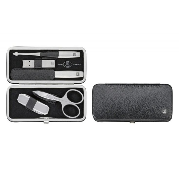 Tweezerman Twinox Black Manicure Case Set 5 Pieces 2020