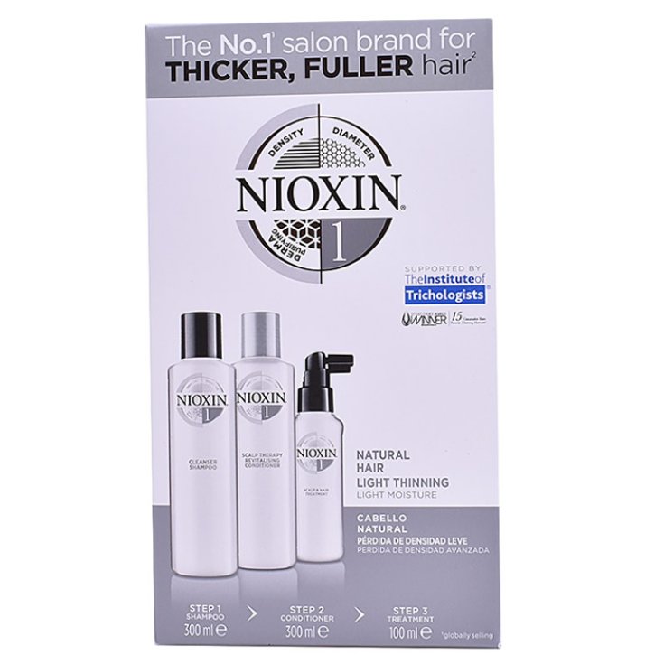 Nioxin System 1 Fall Protection Treatment Set 3 Pieces 2020