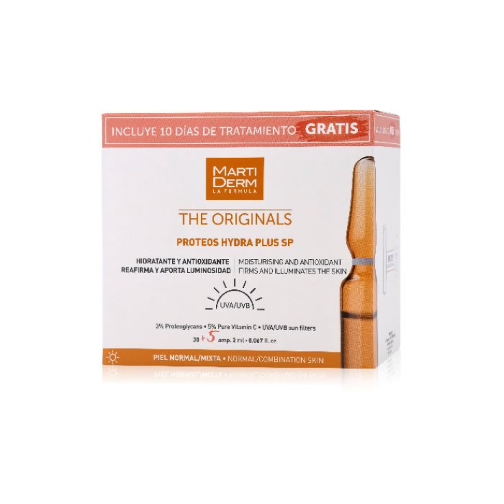 Martiderm Proteos Hydra Plus Spf15 30 Ampoules + 10 Days Free
