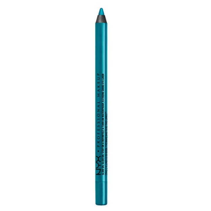 Nyx Slide On Pencil Waterproof Extreme Shine Eyeliner Azure