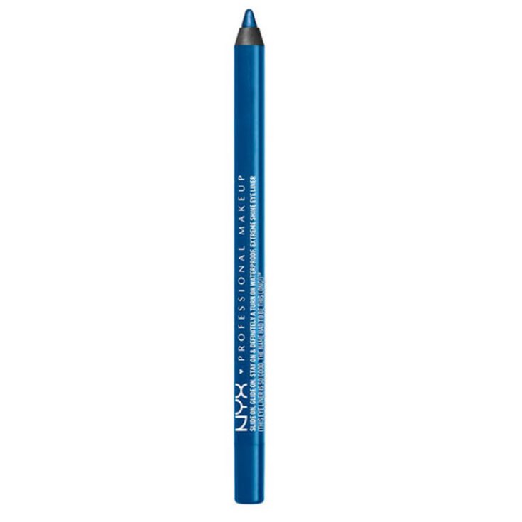 Nyx Slide On Pencil Waterproof Extreme Shine Eyeliner Sunrise Blue