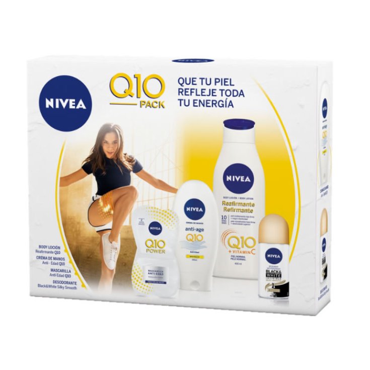 Nivea Q10 Body Lotion Reafirmante 400ml Set 4 Parts