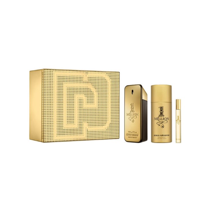 Paco Rabanne 1 Million Eau De Toilette Spray 100ml Set 3 Parts 2020