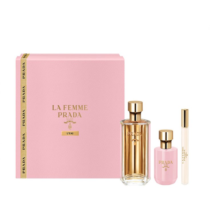 Prada La Femme L'Eau De Toilette Spray 100ml Set 3 Parts 2019