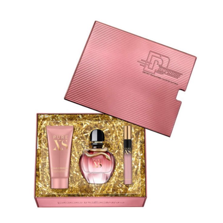 Paco Rabanne Pure XS Eau De Parfum Spray 80ml Set 3 Parts 2019
