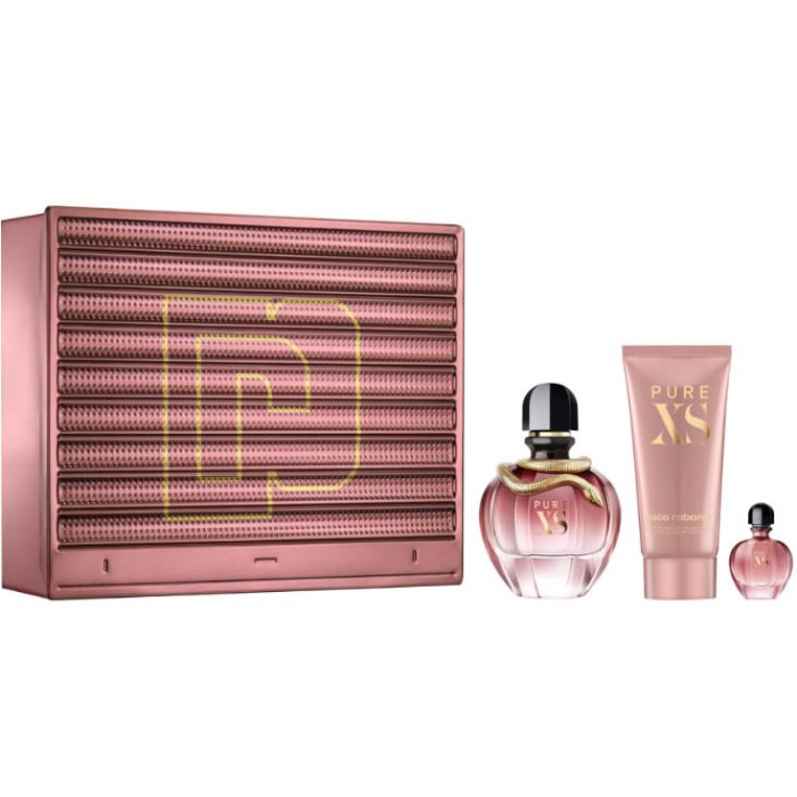 Paco Rabanne Pure XS For Her Eau De Parfum Spray 80ml Set 3 Parts 2019
