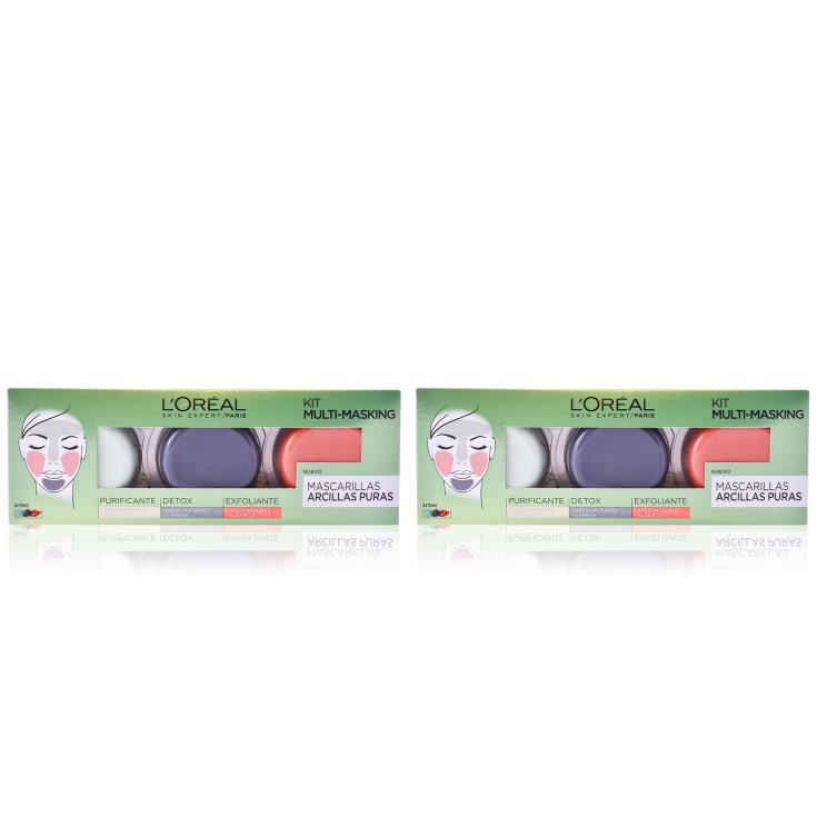 MASCARILLA ARCILLA MULTIMASKING kit 3 efectos x 10 ml