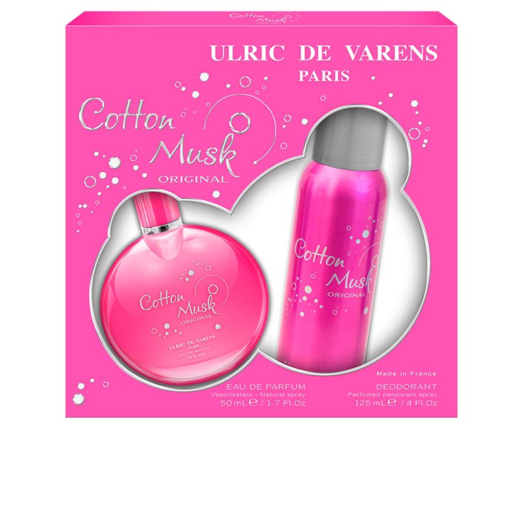 Ulric De Varens Cotton Musk Eau De Parfum Spray 50ml Set 2 Parts 2019