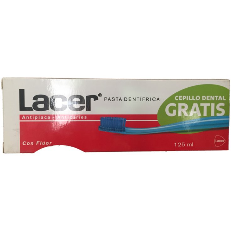 Lacer Toothpaste Anti Dish Anticarie 125ml Set 2 Parts