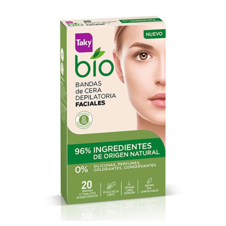 Taky Bio Face Wax Strips 20 Units