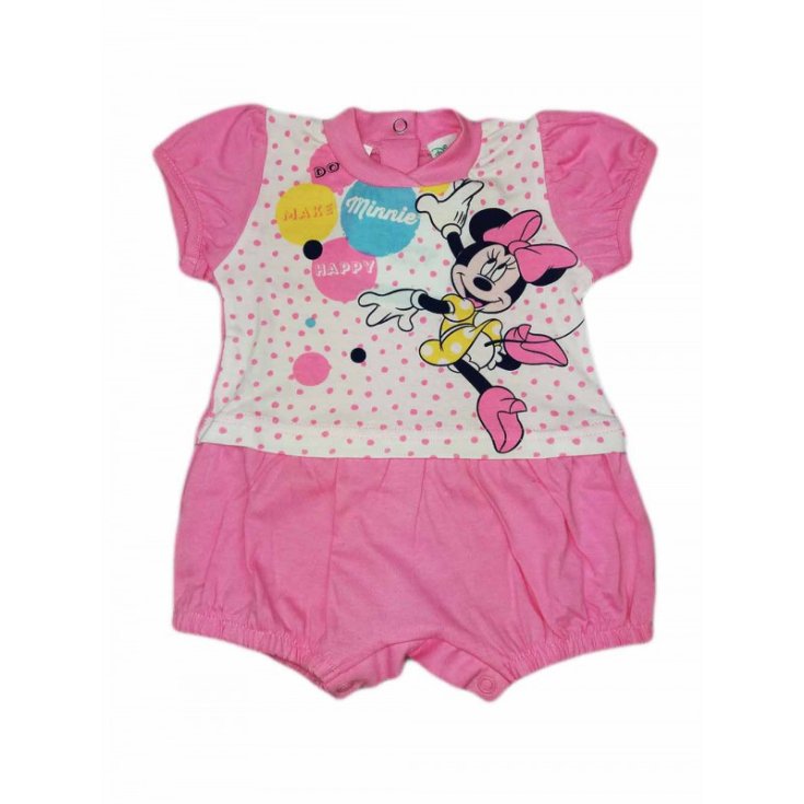 Baby romper baby girl Ellepi Disney baby Minnie pink 1 m