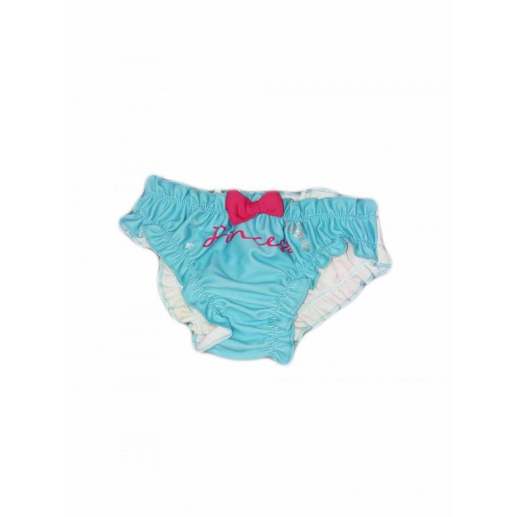 Swimsuit briefs baby girl Disney princesses turquoise 6A