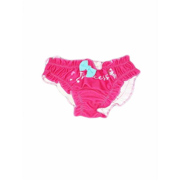 Disney princesses fuchsia baby girl swimsuit briefs 6A