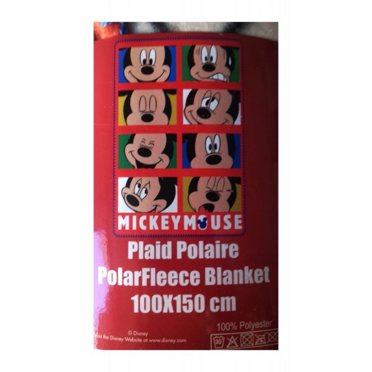 Plaid blanket fleece blanket baby boy Disney Mickey TU