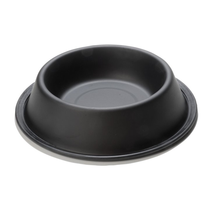 RECORD BLACK STAINLESS STEEL BASE BOWL L 25,5 CM
