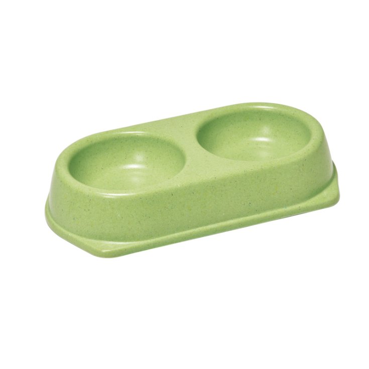 RECORD BAMBOO GREEN DOUBLE BOWL S 22,