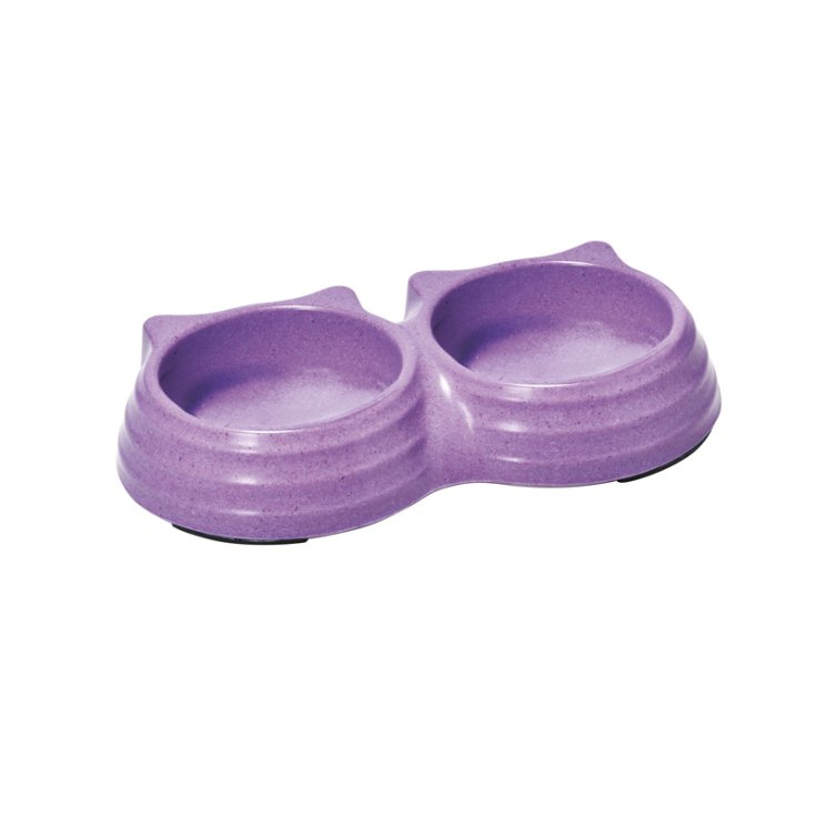 RECORD BAMBOO LILAC DOUBLE BOWL S 23X
