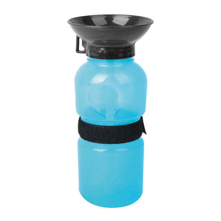 RECORD BOTTLE WITH BOWL RIVER BLUE 2