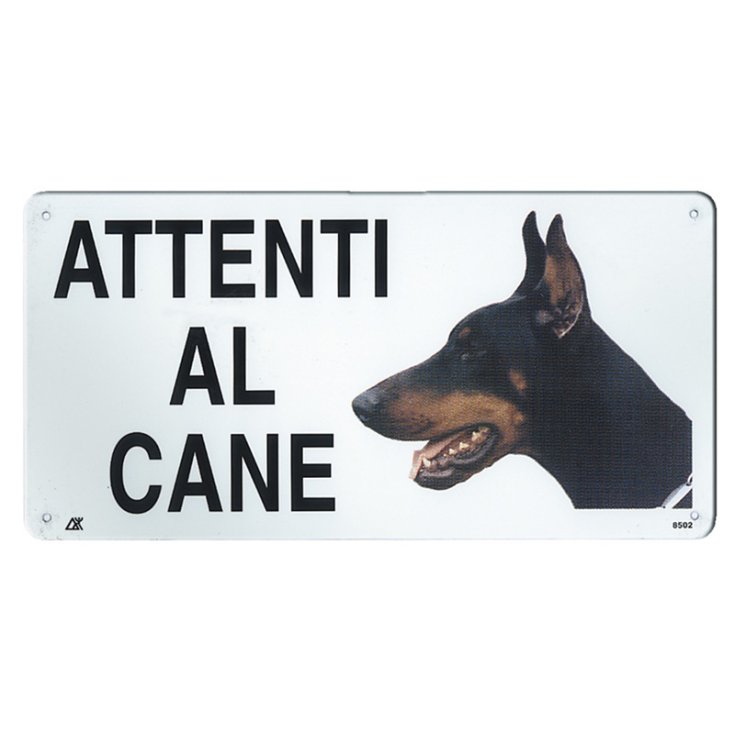 RECORD PLATE BEWARE OF DOBER MEDIA DOBER