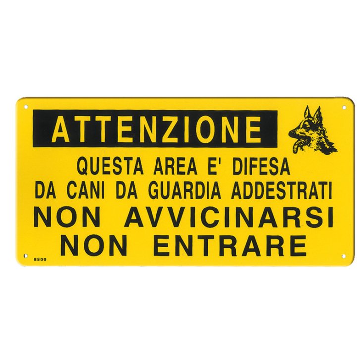 MEDIA AREA PLATE RECORD BEWARE OF THE DOG