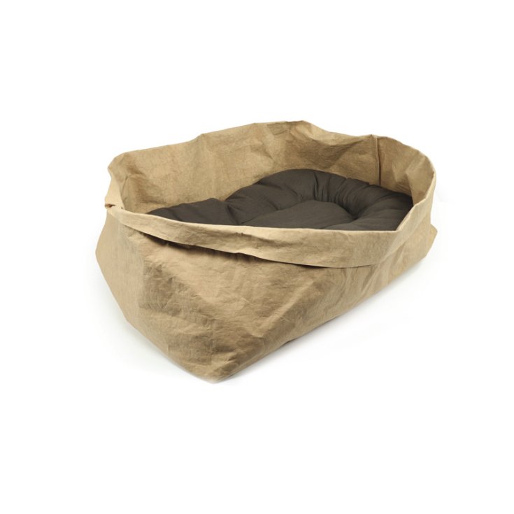 RECORD CUCCIA PAPER BAG BEIGE M 55X35X28