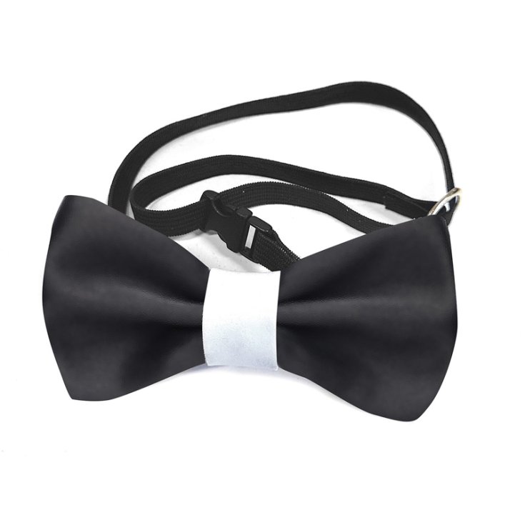 RECORD RECORD-BLACK BOW TIE, 8 CM, S BLACK