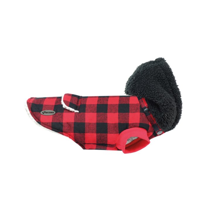 RECORD LOGAN COAT RED BLACK XXS 2