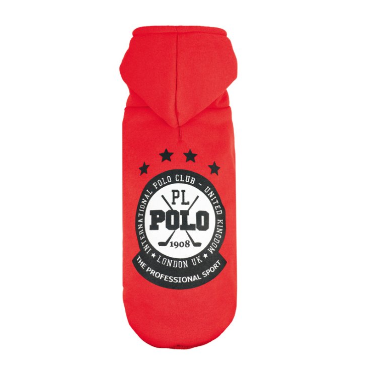 RECORD RED POLO SWEATSHIRT S 32 34/45 49 CM