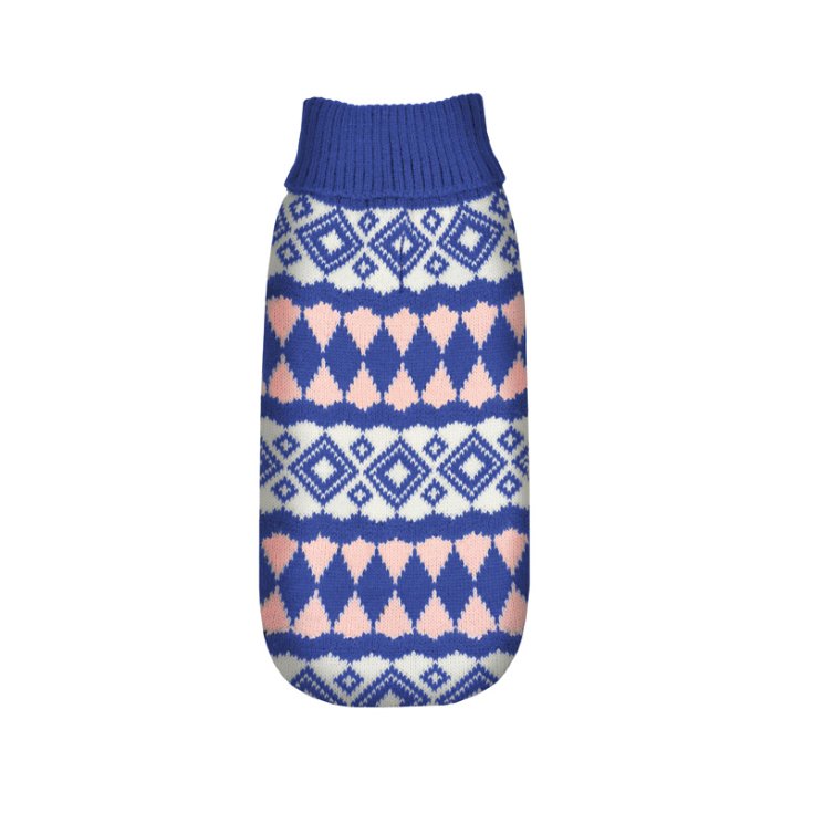 RECORD SWEATER CERVINIA BLUE PINK L 3