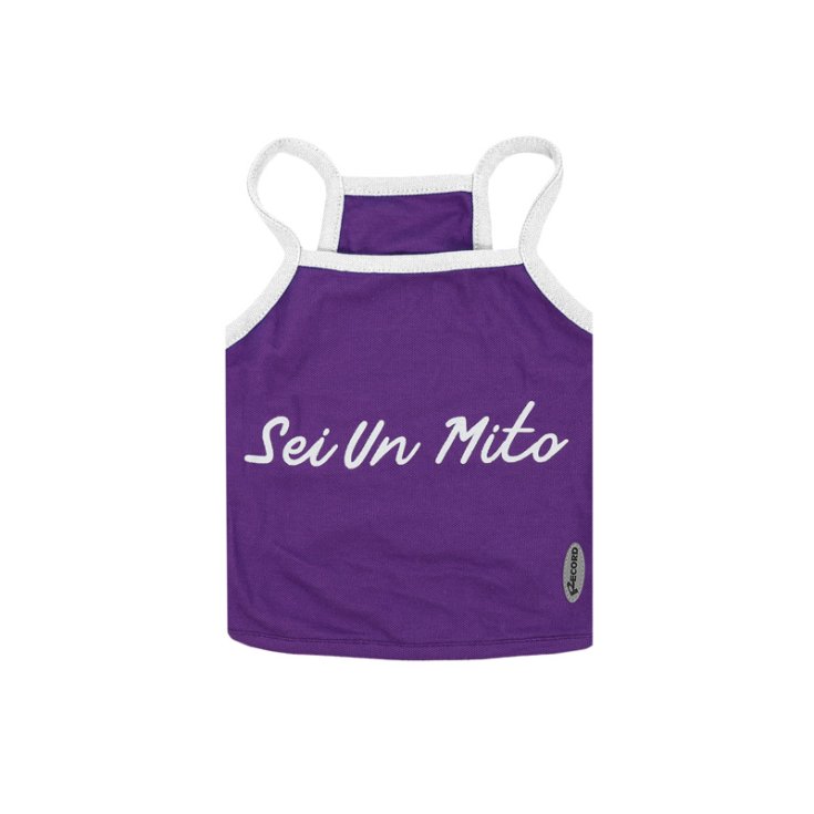 RECORD TANK TOP YOU ARE A LEGEND PURPLE, WHITE
