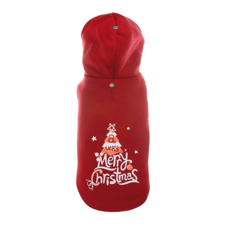 RECORD SWEATSHIRT MERRY CHRISTMAS RED XL CHEST: