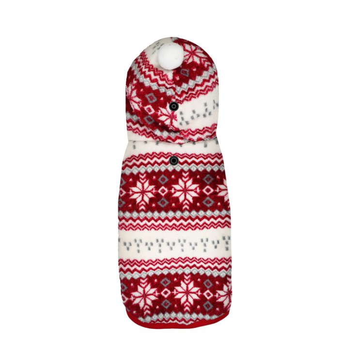 RECORD SWEATSHIRT HOT CHRISTMAS WHITE RED