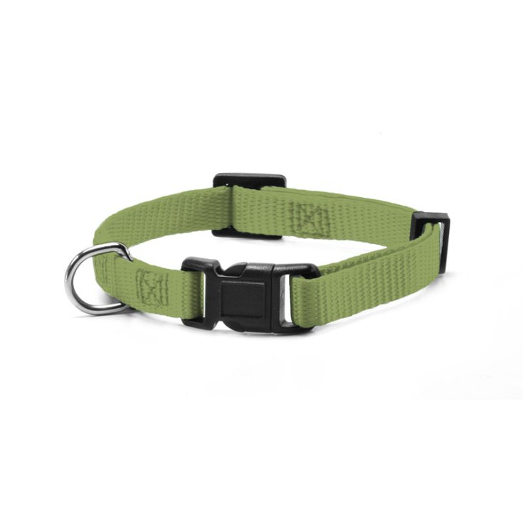 RECORD NYLON COLLAR WITH CLIP GREEN XS 1