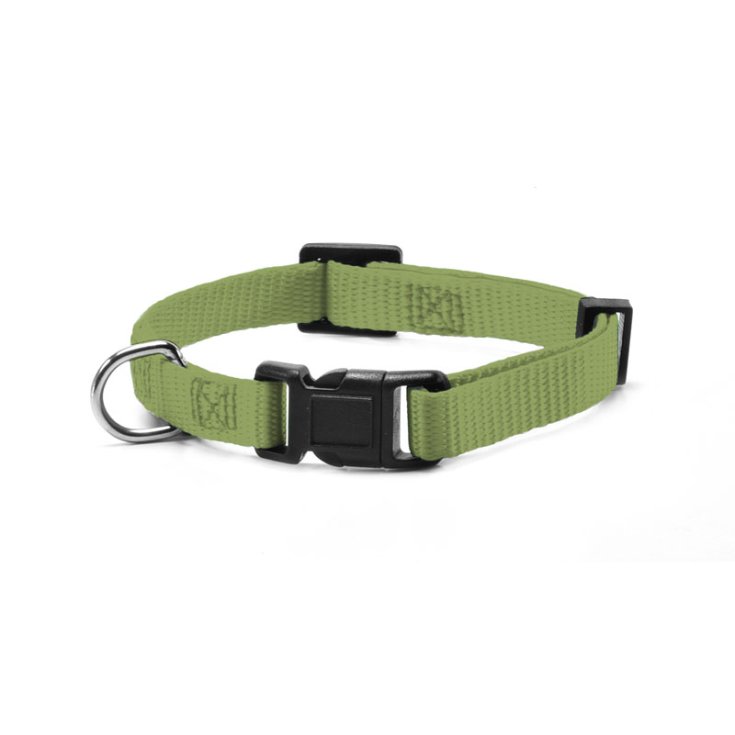 RECORD COLLAR GREEN NYLON S 1,5X33-40