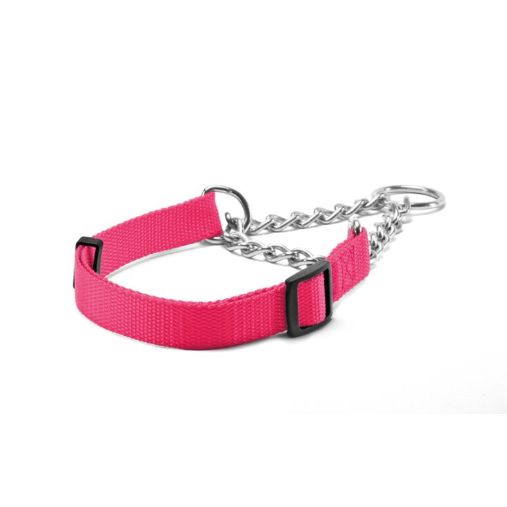 PINK SEMI-CHOKE NYLON COLLAR RECORD 1