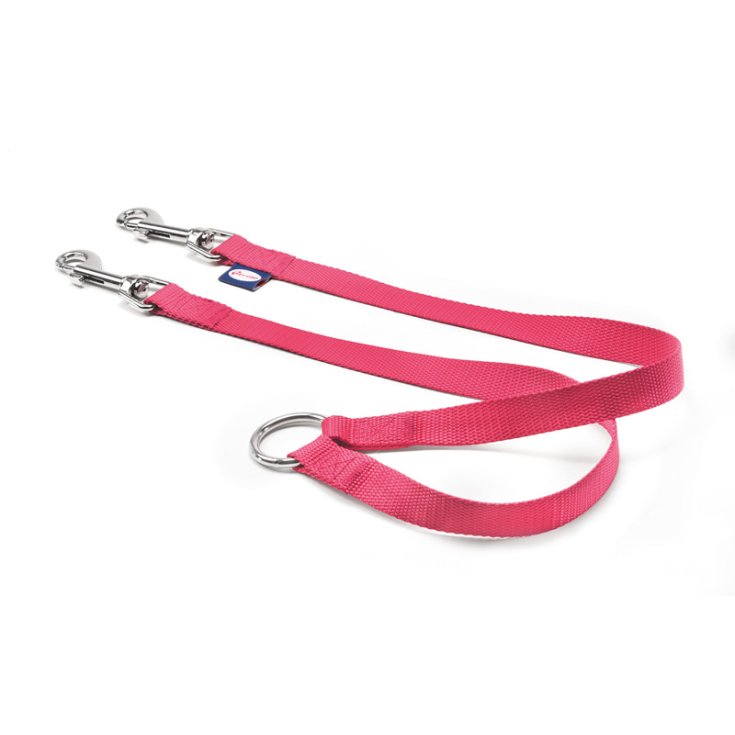 RECORD DOG COUPLER IN PINK NYLON 2X45 C